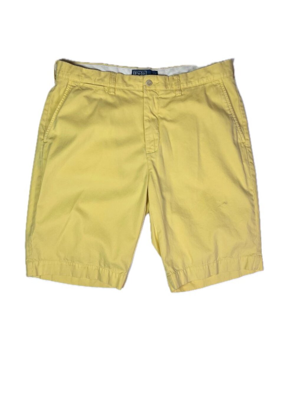 POLO Ralph Lauren Size 34 Yellow Chino Shorts *Flaw